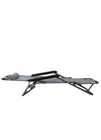 Шезлонг (крісло-лежак) для пляжу, тераси та саду Zero Gravity Springos GC0013 (245081643)