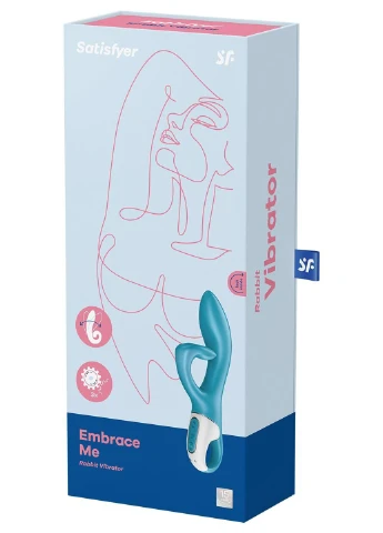 Вібратор кролик Embrace me Turquoise Satisfyer (254150845)