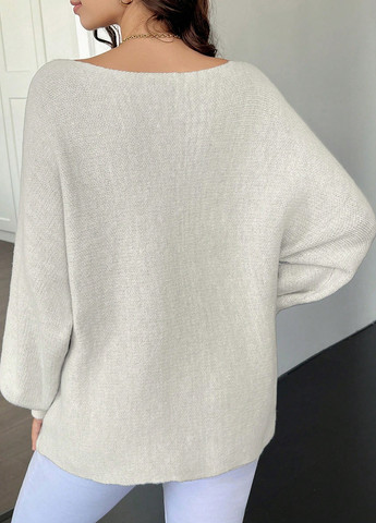 Білий демісезонний джемпер для вагітних джемпер SHEIN