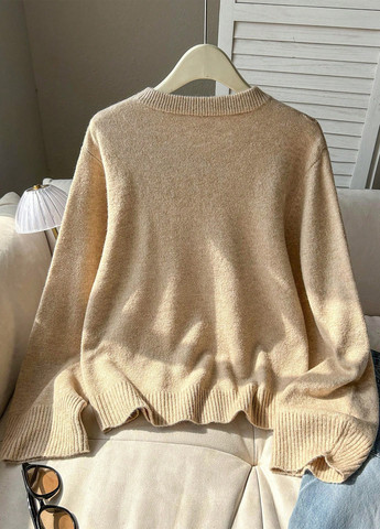 Темно-бежевый демисезонный джемпер джемпер SHEIN