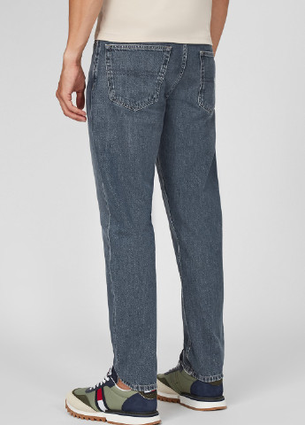 Серо-синие демисезонные прямые джинсы Tommy Jeans