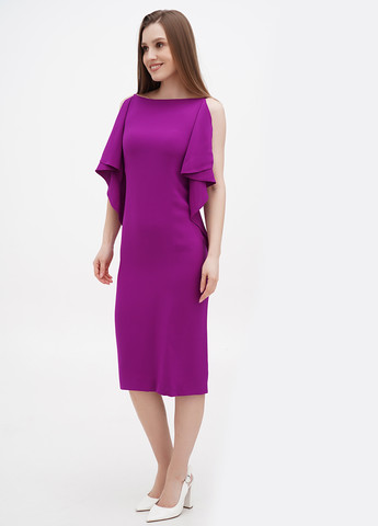 Фуксинова (кольору Фукія) кежуал сукня Ralph Lauren однотонна