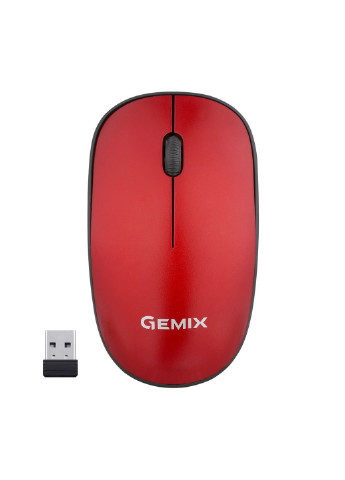 Мишка GM195 Wireless Red (GM195Rd) Gemix (253432251)