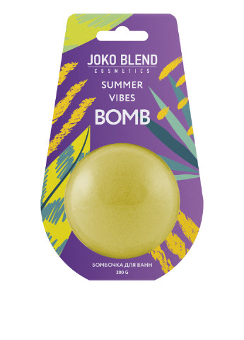 Бомбочка-гейзер для ванны Summer Vibes, 200 г Joko Blend (155355952)