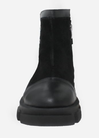 Осенние ботинки ra6574 черный Azatti из натуральной замши