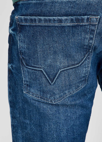 Синие демисезонные прямые джинсы Pepe Jeans