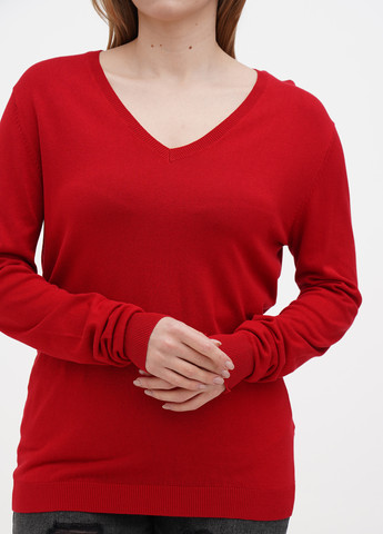 Червоний демісезонний пуловер пуловер Terranova