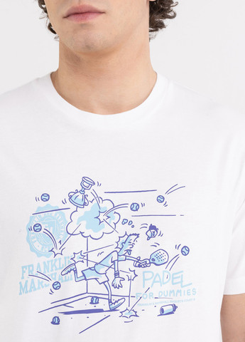 Белая футболка Franklin & Marshall