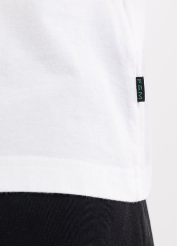 Белая футболка Franklin & Marshall