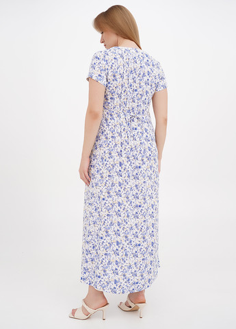 Білий кежуал сукня Ruta-S з квітковим принтом