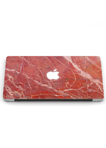 Чехол пластиковый для Apple MacBook Air 13 A1466 / A1369 Красный Мрамор (Red Marble) (6351-1855) MobiPrint (218528445)