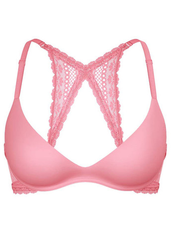 Розовый демисезонный комплект (бюстгальтер, трусики) Victoria's Secret