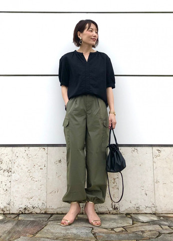 Чорна блуза Uniqlo