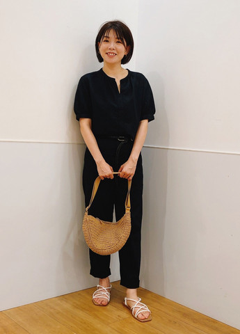 Чорна блуза Uniqlo