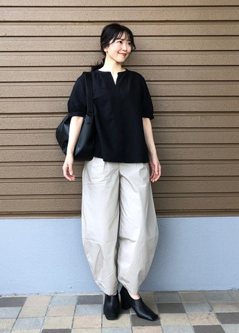 Чорна блуза Uniqlo