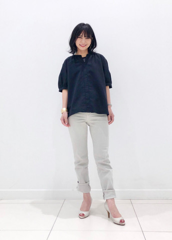 Чорна блуза Uniqlo