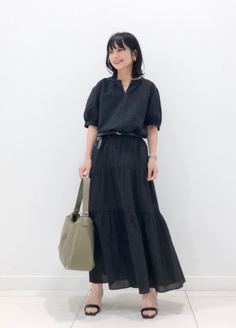 Чорна блуза Uniqlo