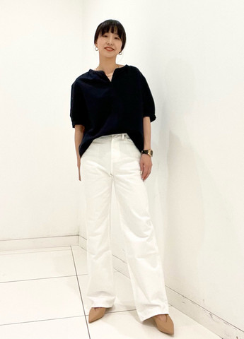 Чорна блуза Uniqlo