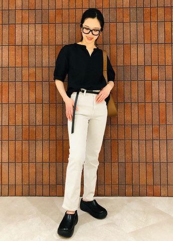 Чорна блуза Uniqlo