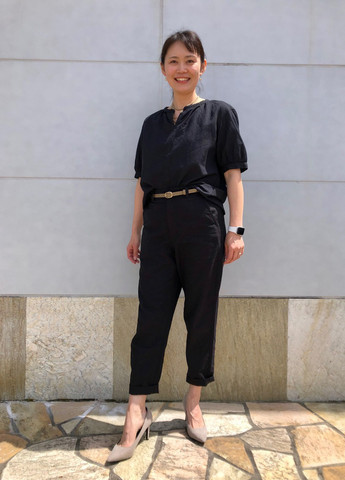 Чорна блуза Uniqlo