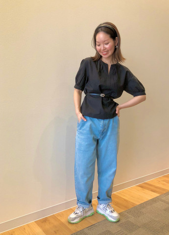 Чорна блуза Uniqlo