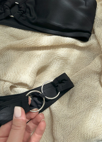 Черный летний купальник (лиф, трусики) раздельный NOVA VEGA