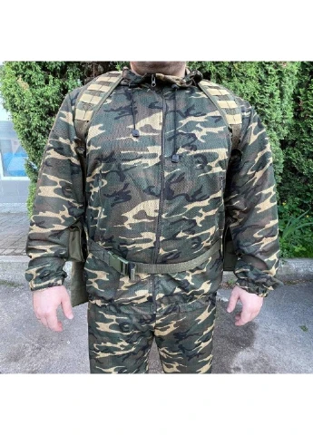 РПС система MOLLE + підсумки 6600 ЗСУ (ЗСУ) Розвантажувальна поясна система зелена Power (254441426)