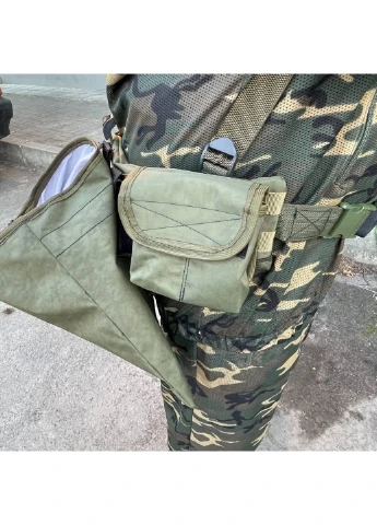 РПС система MOLLE + підсумки 6600 ЗСУ (ЗСУ) Розвантажувальна поясна система зелена Power (254441426)