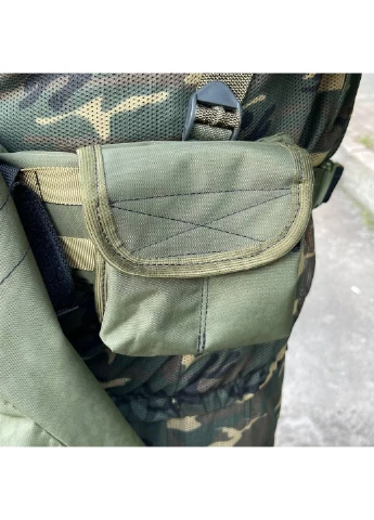 РПС система MOLLE + підсумки 6600 ЗСУ (ЗСУ) Розвантажувальна поясна система зелена Power (254441426)