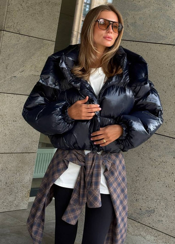 Темно-синя зимня куртка куртка-трансформер No Brand