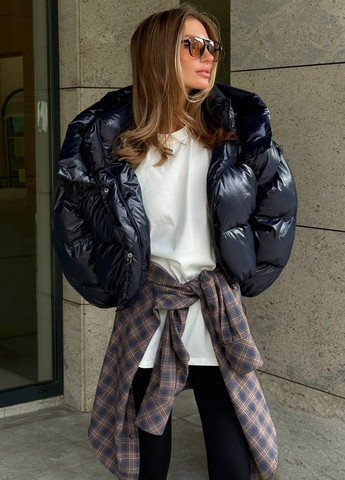 Темно-синя зимня куртка куртка-трансформер No Brand