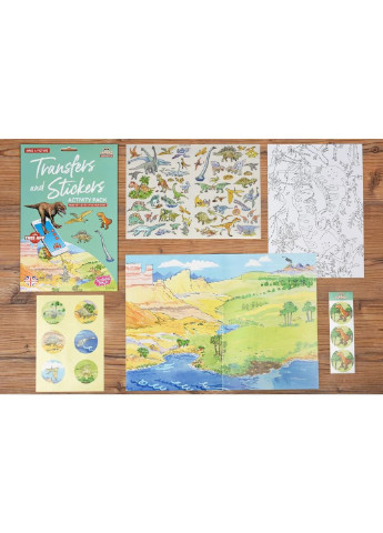 Набор для творчества Набор переводных наклеек с онлайн приложением Динозавры (SD/22) Scribble Down (249598767)