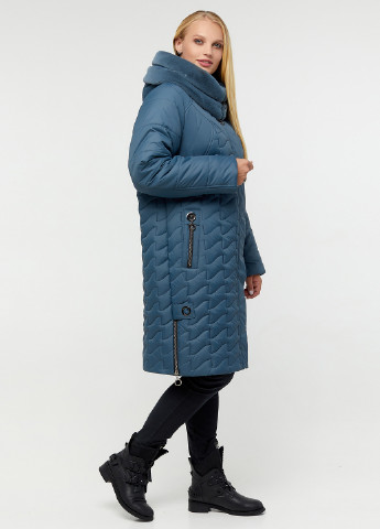 Серо-синяя зимняя куртка A'll Posa
