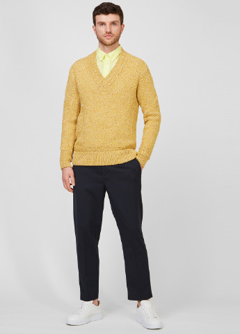 Желтый демисезонный пуловер пуловер Gant