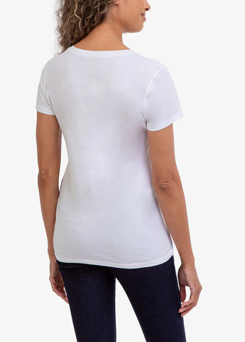Белая летняя футболка U.S. Polo Assn.
