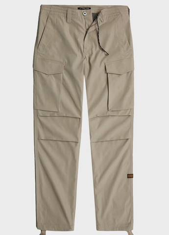 Бежевые кэжуал демисезонные карго брюки G-Star Raw