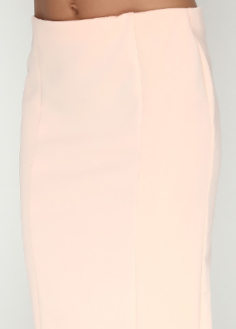 Персиковая кэжуал юбка Topshop миди