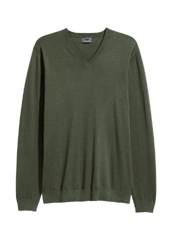 Оливковий демісезонний пуловер пуловер H&M