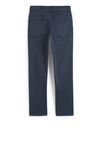 Темно-синие зимние зауженные джинсы C&A