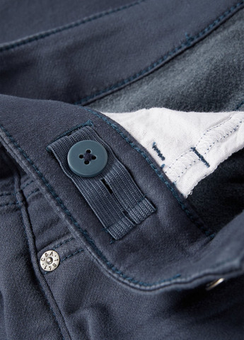 Темно-синие зимние зауженные джинсы C&A