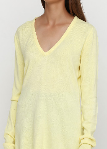 Желтый демисезонный пуловер пуловер CHD