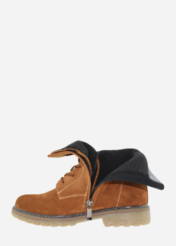 Осенние ботинки rhit404-2z-11 рыжий Hitcher из натуральной замши