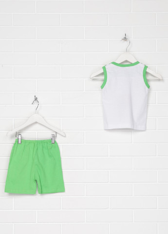 Зеленый летний комплект (майка, шорты) Senino