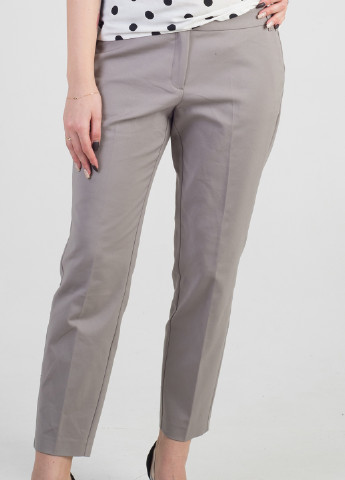 Серые кэжуал демисезонные брюки S.Oliver