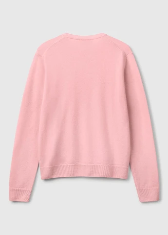 Светло-розовый демисезонный джемпер джемпер United Colors of Benetton