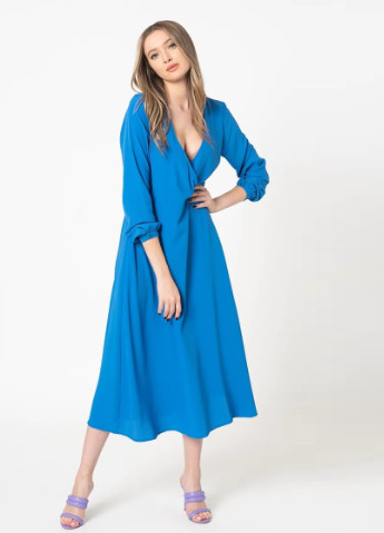 Синее платье Vila