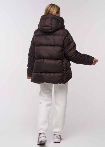 Коричневый зимний Пуховик Fashion