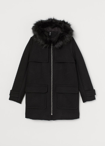 Чорне демісезонне Напівпальто H&M