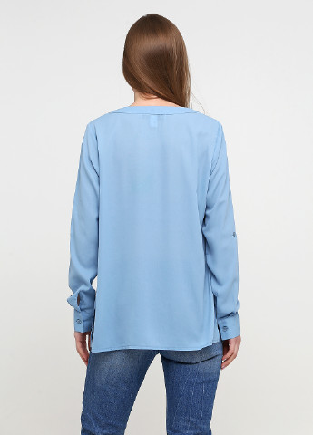 Голубая демисезонная блуза Ashley Brooke
