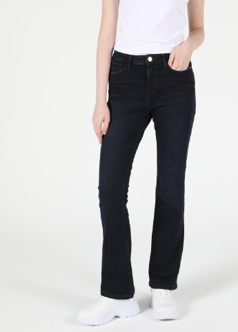 Темно-синие демисезонные прямые джинсы 791 MONICA Colin's